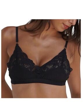 We Are HAH Intimates Black Lounge Bralette